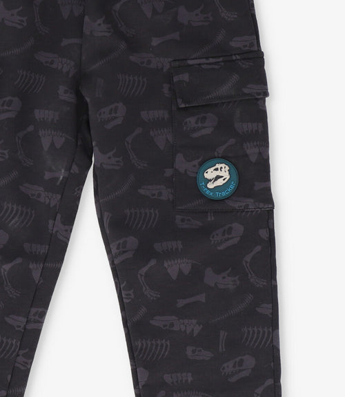 Pantalón de buzo niño cargo 2 años / Gris