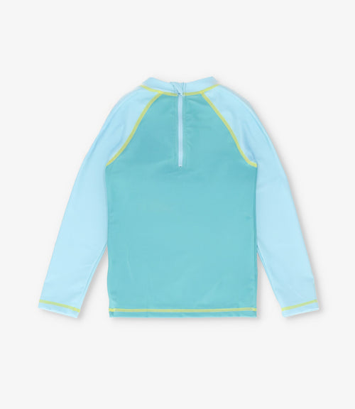 Traje de baño niño polera 2 años / Menta