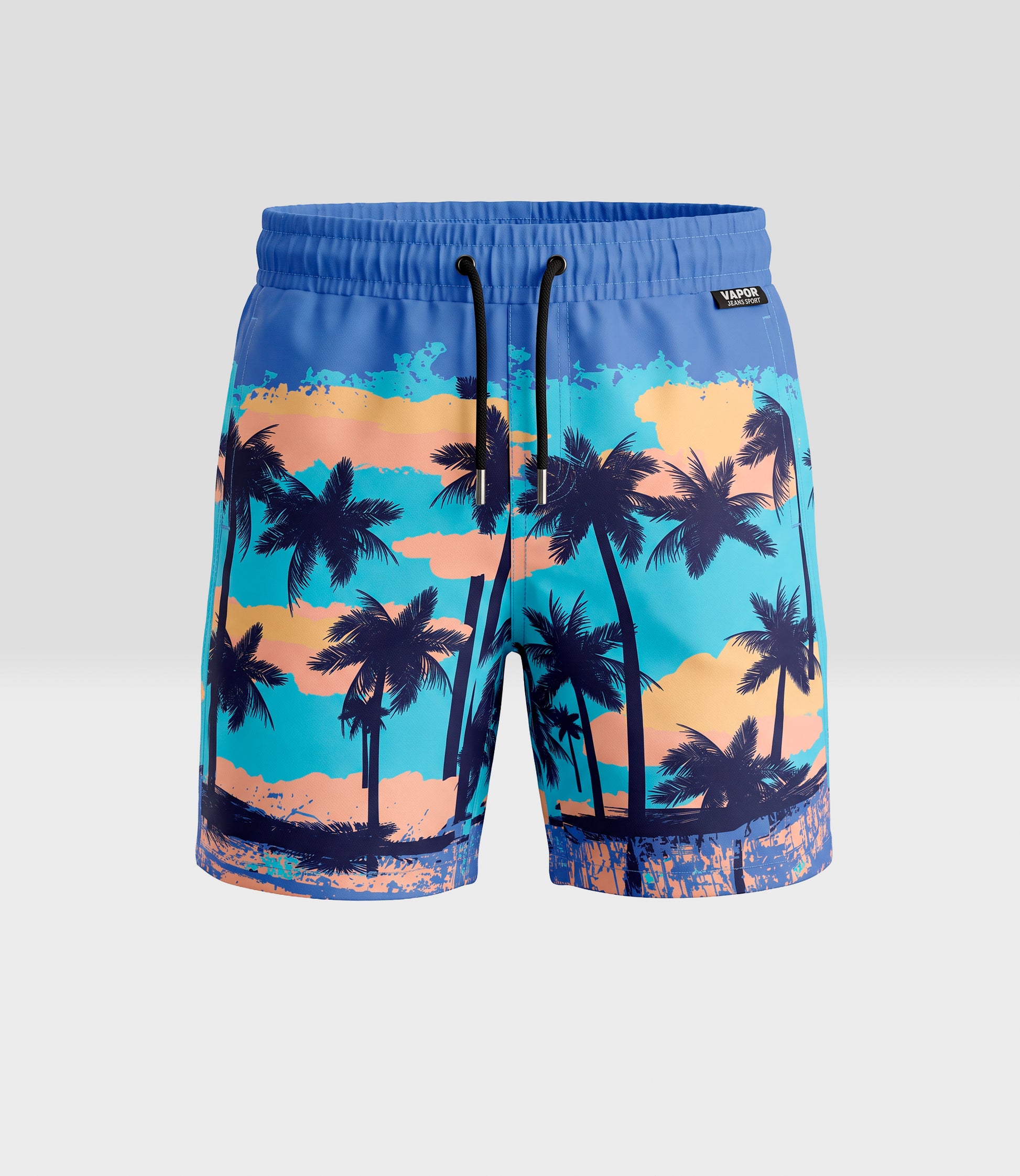 Traje de baño niño short 2 años / Celeste