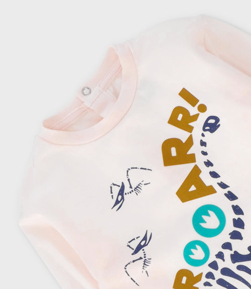 Polera bebé niño roar 6 meses / Blanco