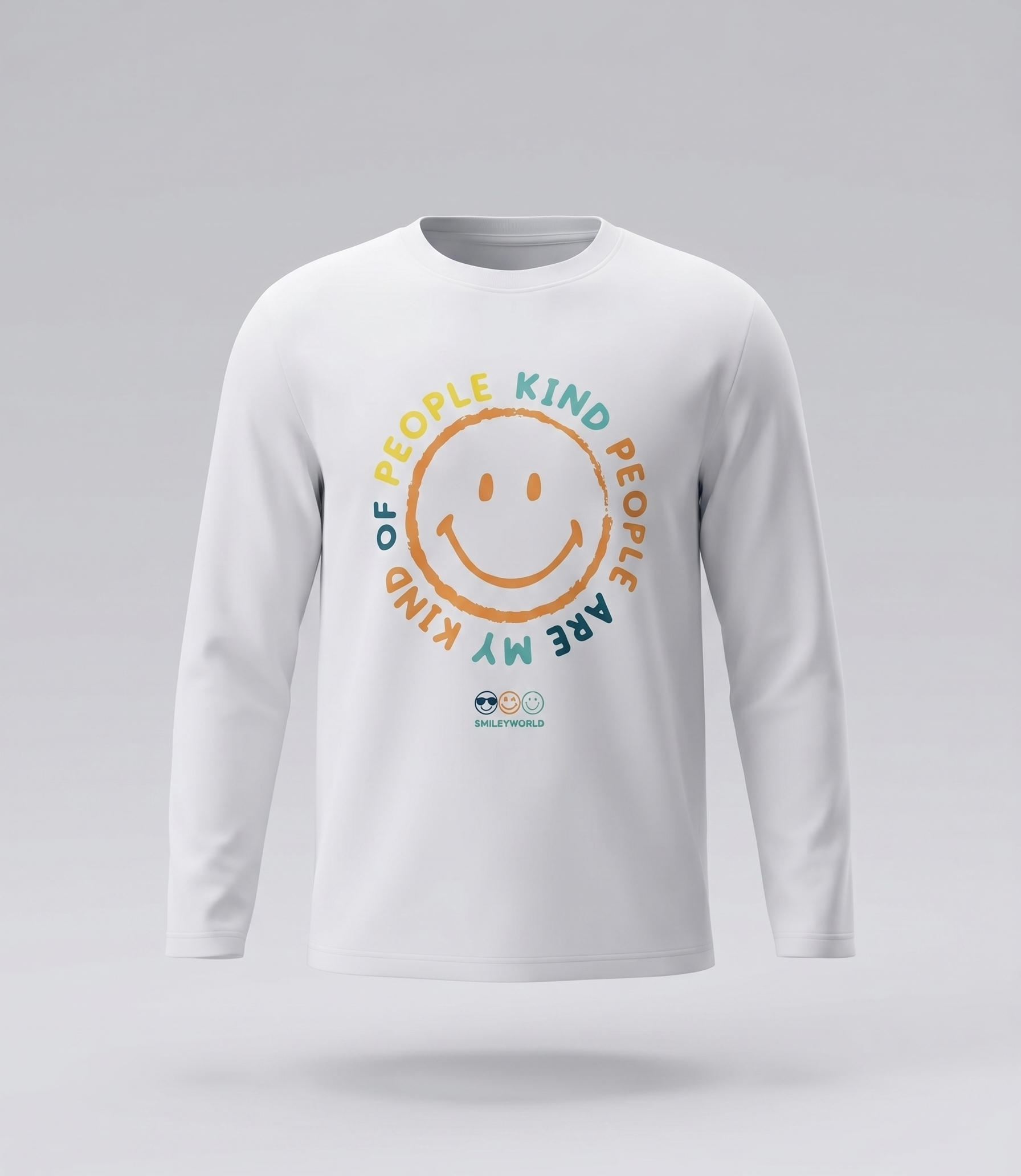 Polera bebé niño smiley world 6 meses / Blanco