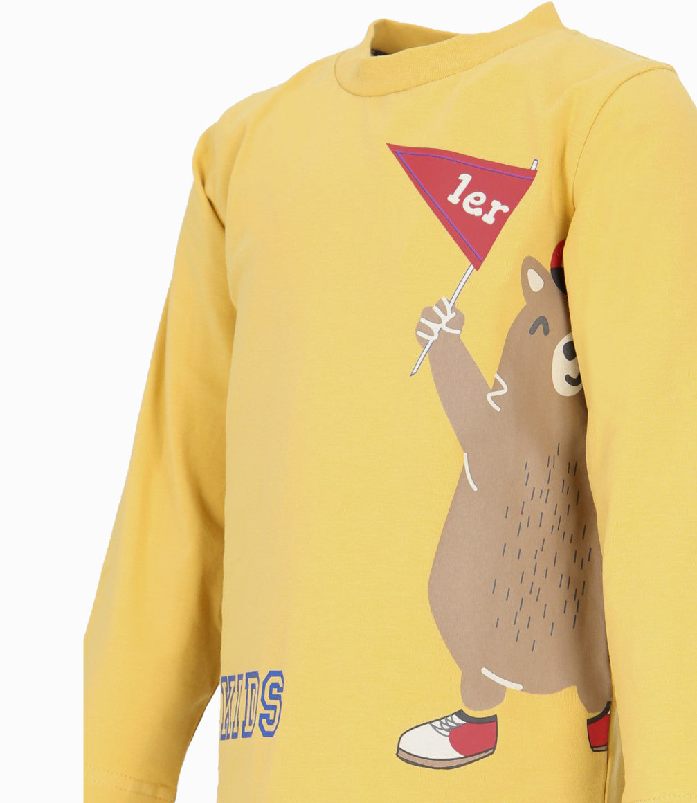 Polera bebé niño básica 6 meses / Mostaza
