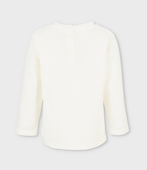 Polera bebé niño con diseño 6 meses / Blanco