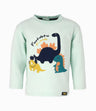 Polera bebé niño con dinosaurios