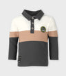 Polera bebé niño tricolor