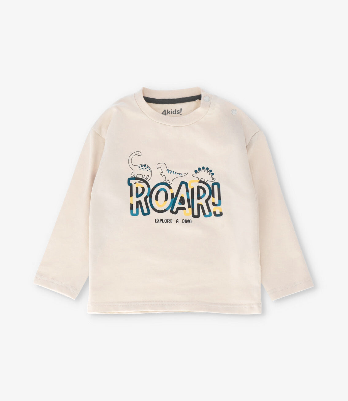 Polera bebé niño roar 6 meses / Beige