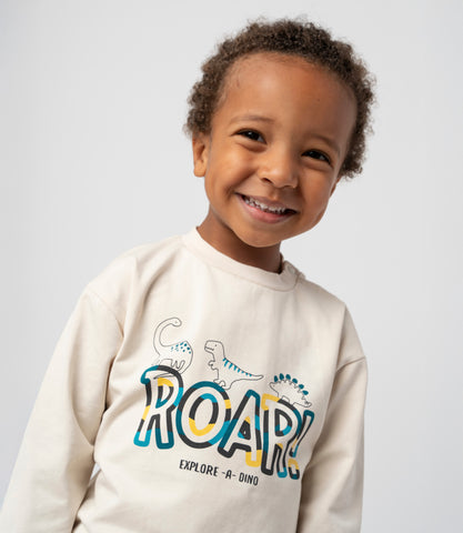 Polera bebé niño roar