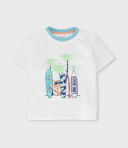 Polera bebé niño con palmeras