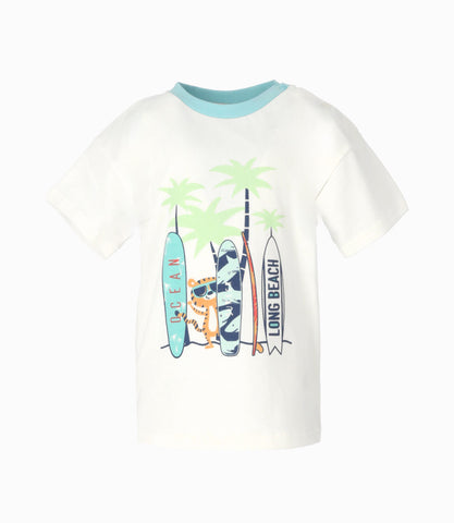 Polera bebé niño con palmeras