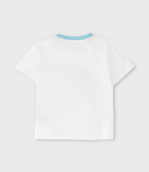 [NO PUBLICAR-GUARDADO] Polera bebé niño con palmera 3 meses / Blanco