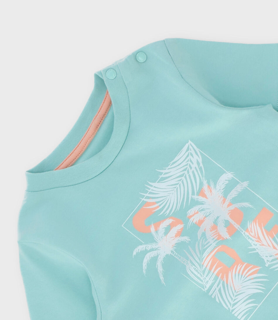 Polera bebé niño surf 6 meses / Menta