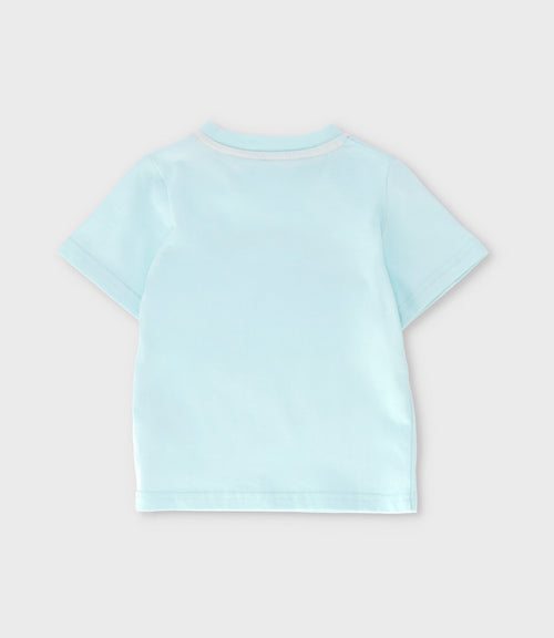 Polera bebé niño con cangrejo 6 meses / Menta