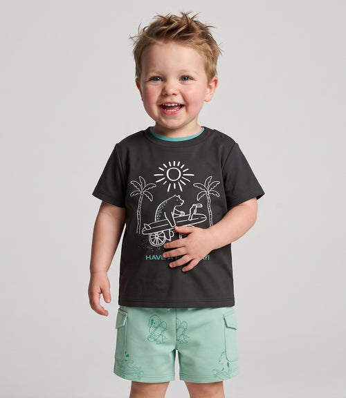 Polera bebé niño fun day 6 meses / Gris