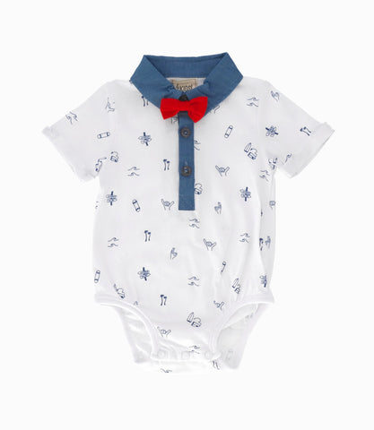 Body bebé niño con estampado