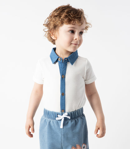 Body bebé niño con cuello