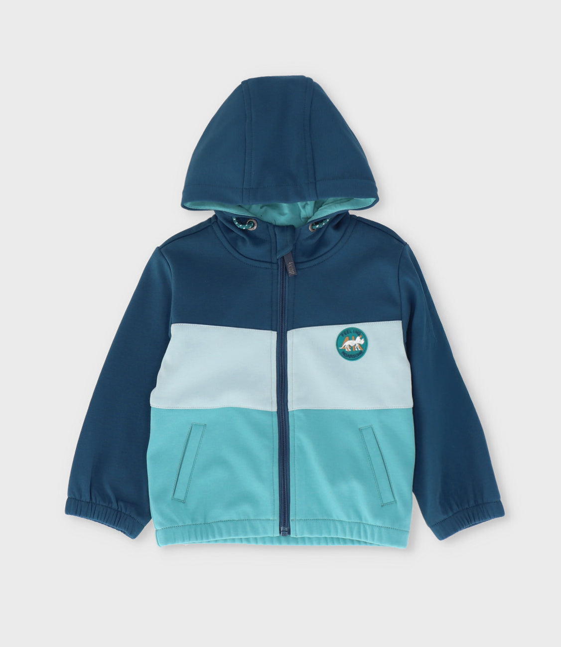 Chaqueta bebé niño tricolor 6 meses / Azul