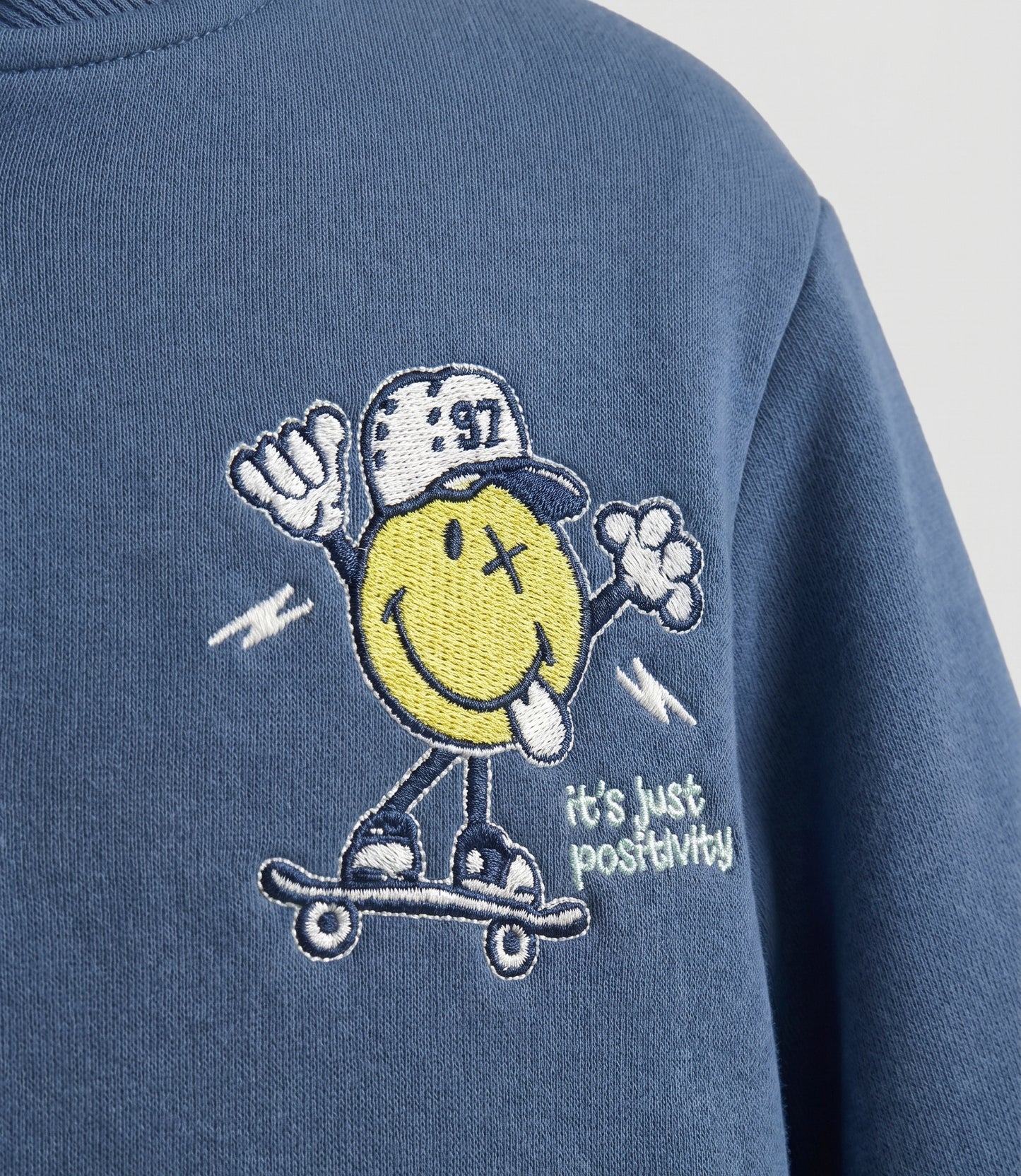 Chaqueta bebé niño bomber con gorro 6 meses / Azul