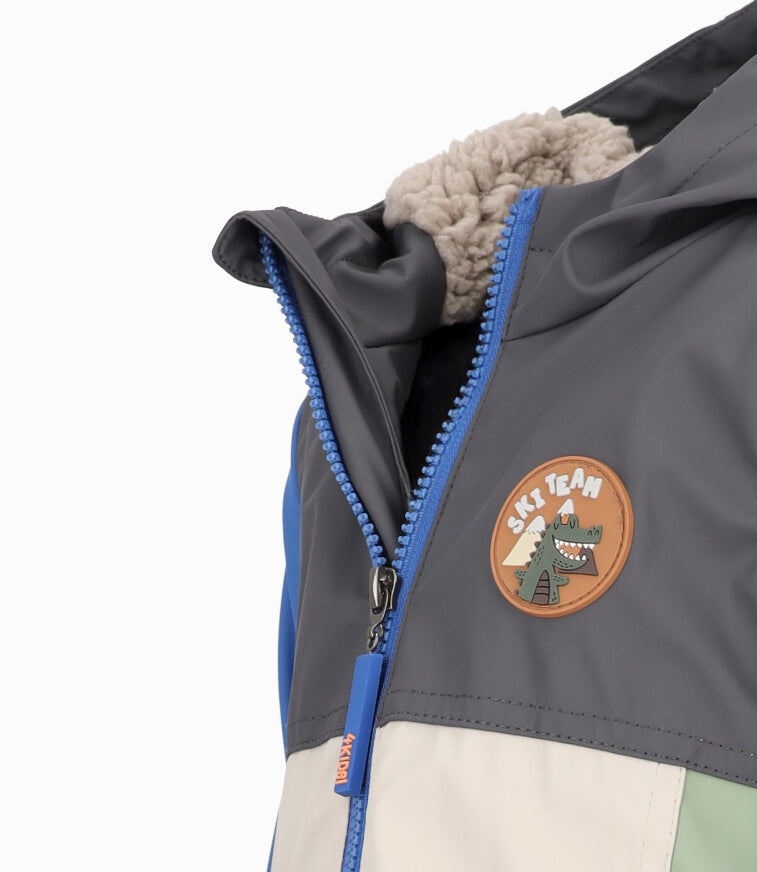 Chaqueta bebé niño impermeable 6 meses / Gris