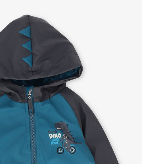 Chaqueta bebé niño repelente al agua 6 meses / Petróleo