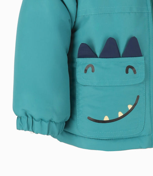 Parka bebé niño impermeable 6 meses / Verde
