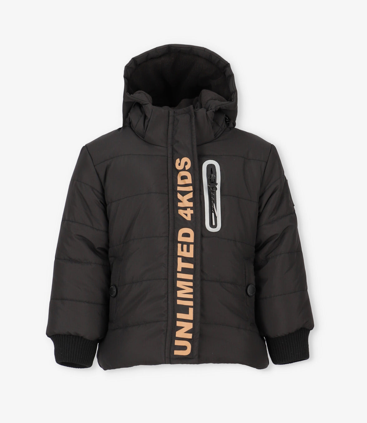 Parka bebé niño repelente al agua 6 meses / Negro