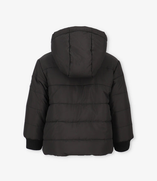 Parka bebé niño repelente al agua 6 meses / Negro