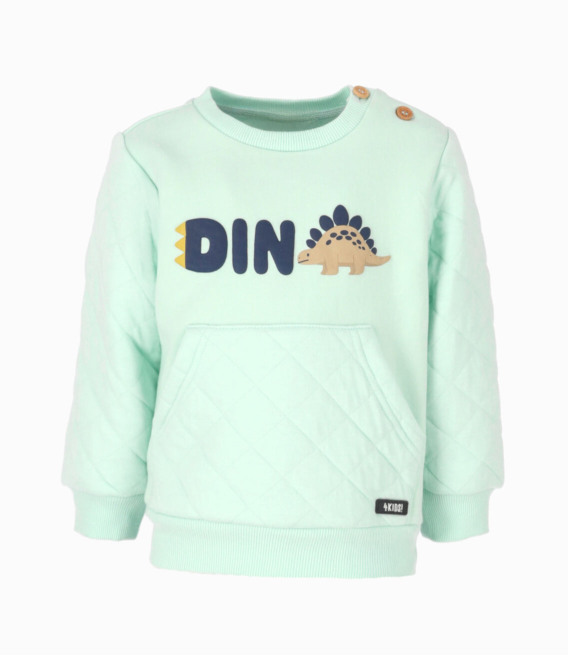 Polerón bebé niño dino 6 meses / Menta