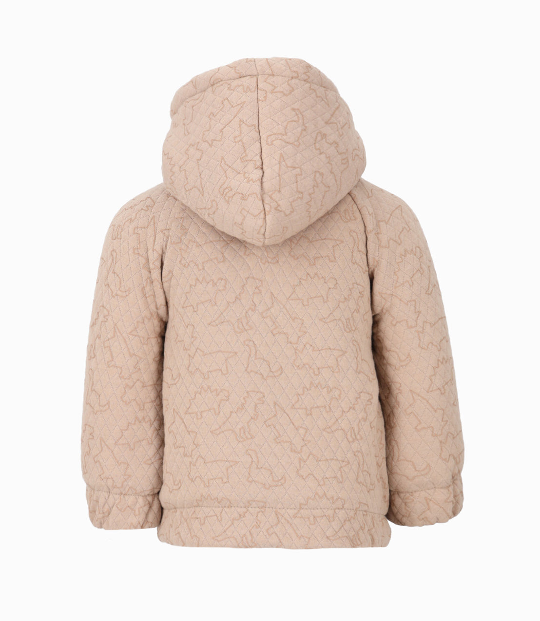 Polerón bebé niño con dinosaurios 6 meses / Beige