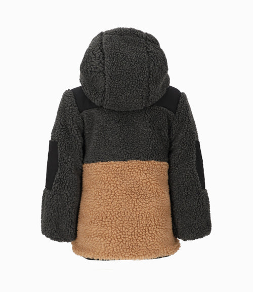 Polerón bebé niño sherpa 6 meses / Gris