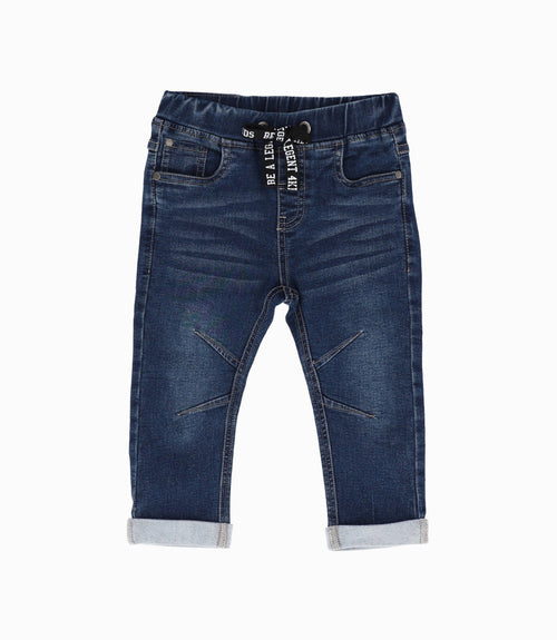 Jeans Bebé Niño Con Cordones 6 meses / Azul