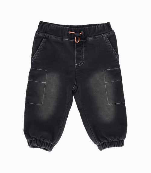 Jeans bebé niño cargo con forro