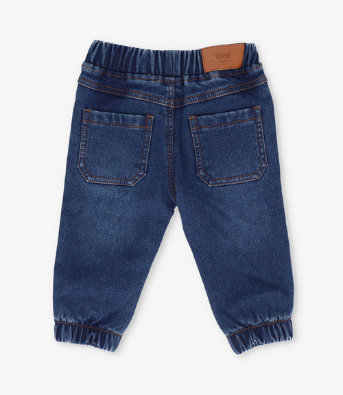 Jeans bebé niño jogger 6 meses / Azul Marino