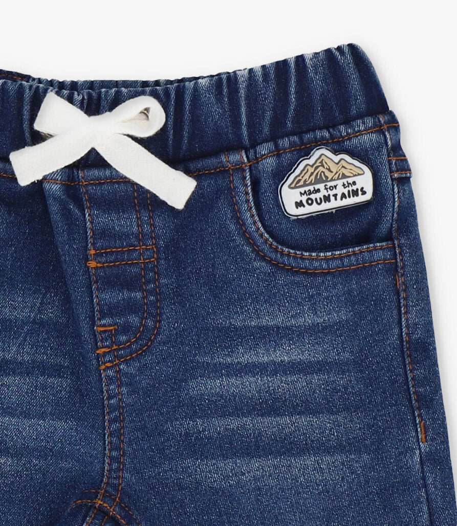 Jeans bebé niño jogger 6 meses / Azul Marino