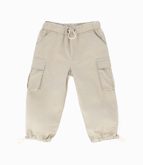 Pantalón bebé niño cargo 6 meses / Beige