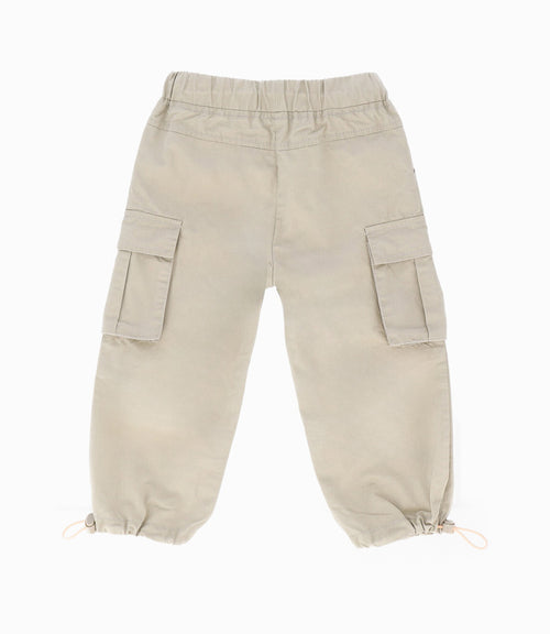 Pantalón bebé niño cargo 6 meses / Beige