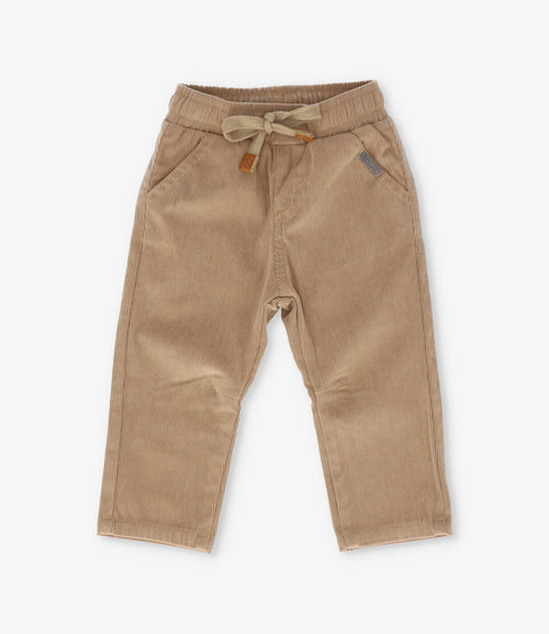 Pantalón bebé niño rectos 6 meses / Beige