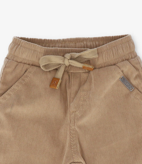 Pantalón bebé niño rectos 6 meses / Beige