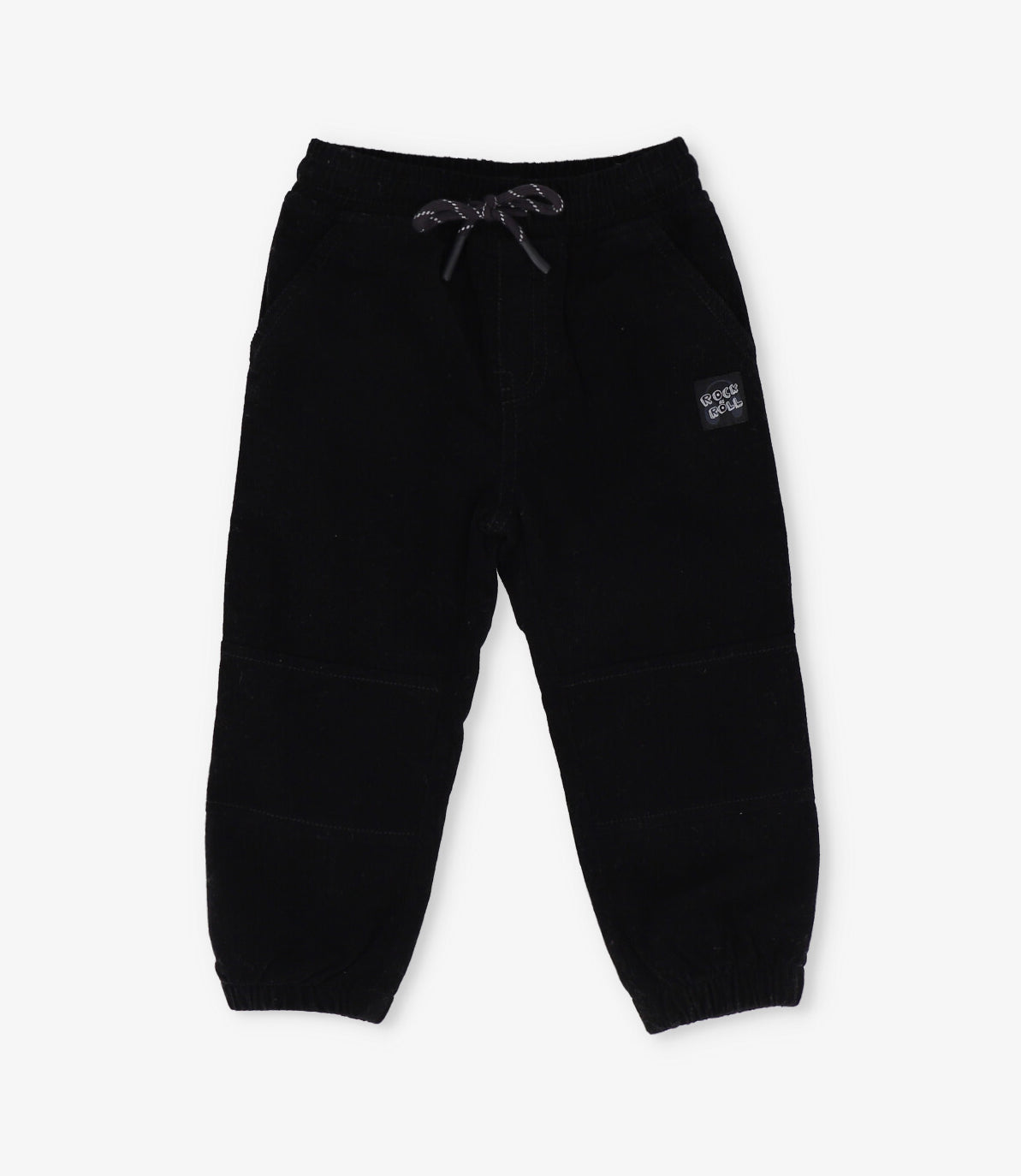 Pantalón bebé niño jogger 6 meses / Negro