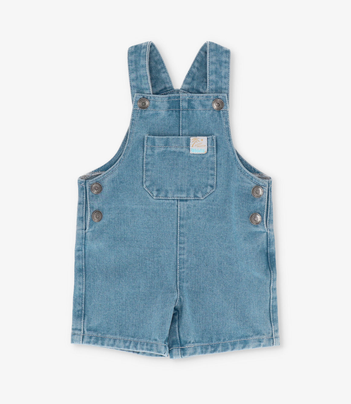 Jardinera bebé niño denim 6 meses / Celeste