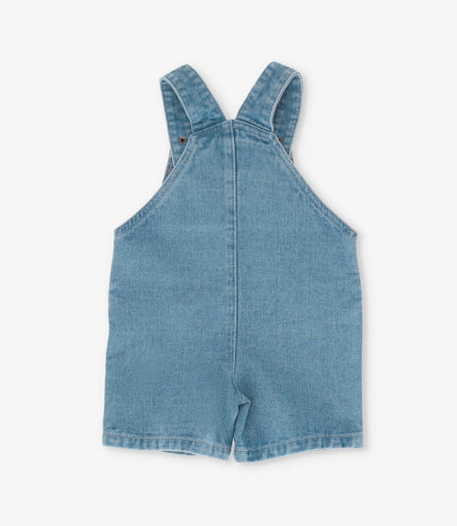 Jardinera bebé niño denim 6 meses / Celeste