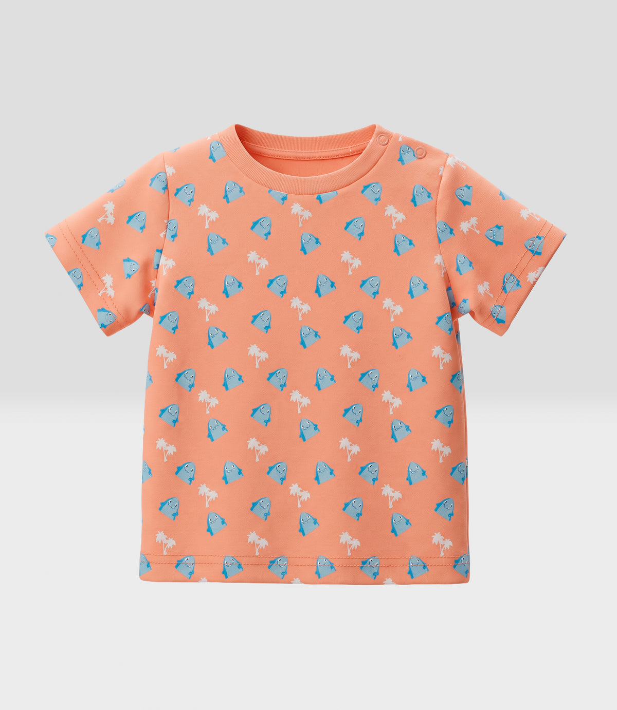 Jardinera bebé niño con polera 6 meses / Celeste