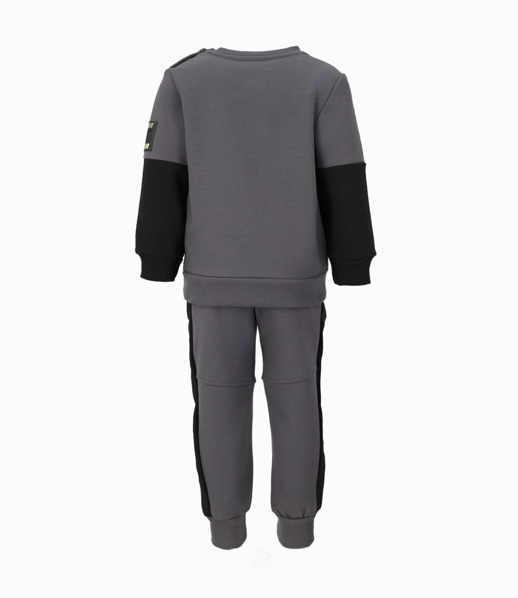 Buzo bebé niño con dinosaurio 6 meses / Gris