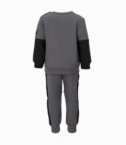 Buzo bebé niño con dinosaurio 6 meses / Gris