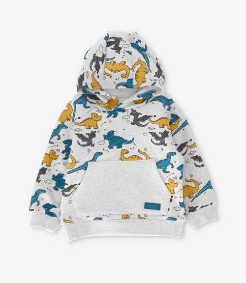 Buzo bebé niño con dinosaurios 6 meses / Gris