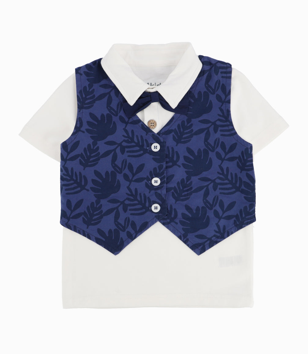 Conjunto Bebé Niño Vest Azul 3 meses / Azul