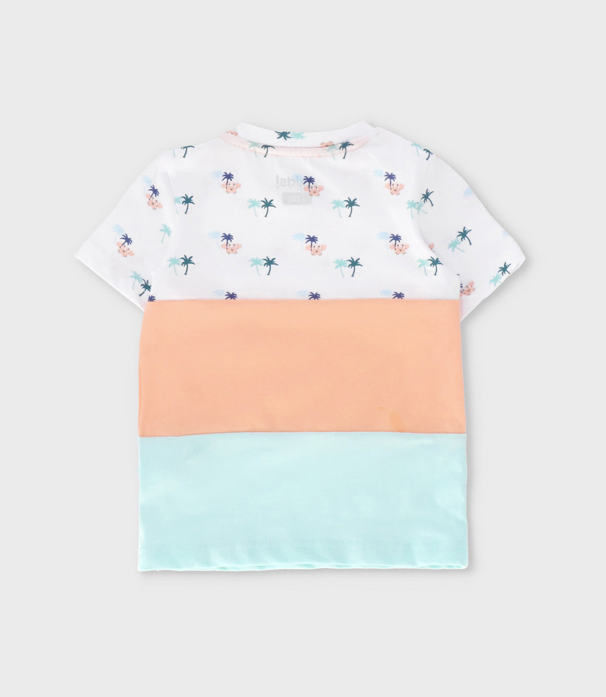 Conjunto bebé niño con palmeras 6 meses / Beige