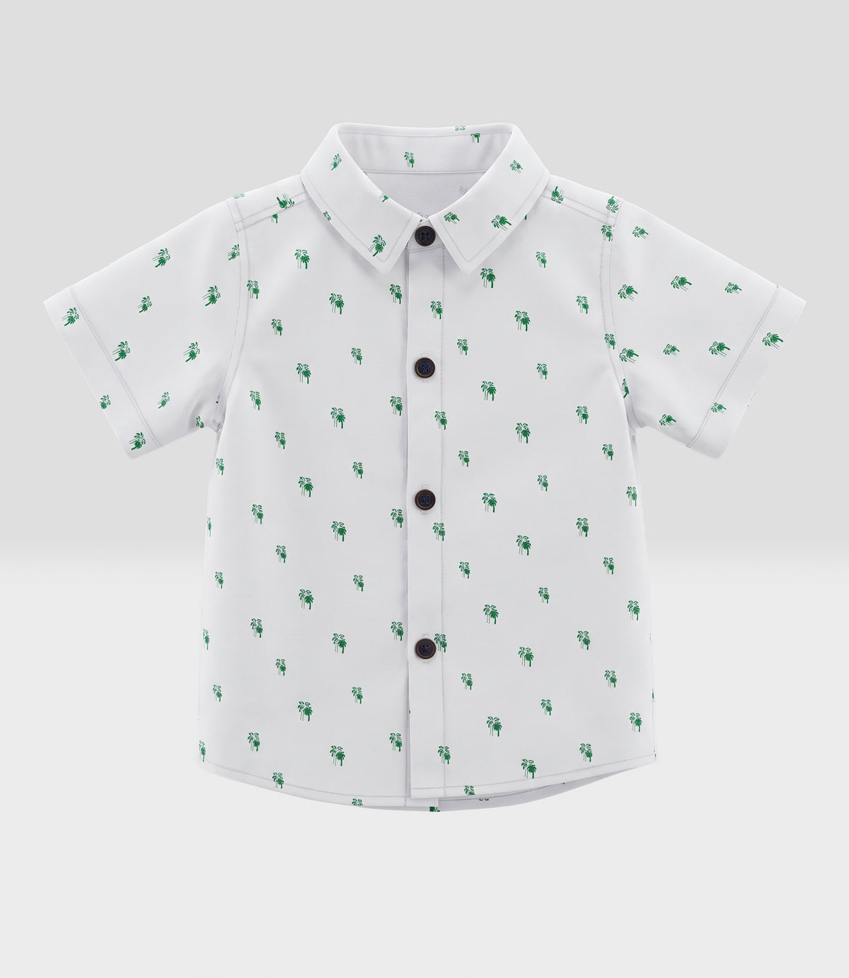 Conjunto bebé camisa y bermuda 6 meses / Blanco