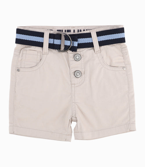 Bermuda Bebé Niño Con Cinturón Beige 3 meses / Beige