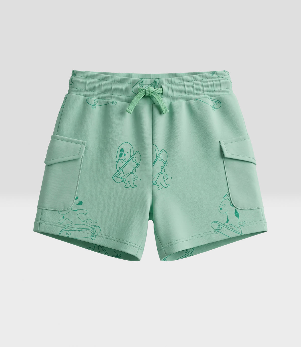 Bermuda bebé niño cargo 6 meses / Menta