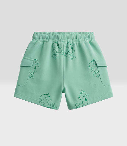 Bermuda bebé niño cargo 6 meses / Menta